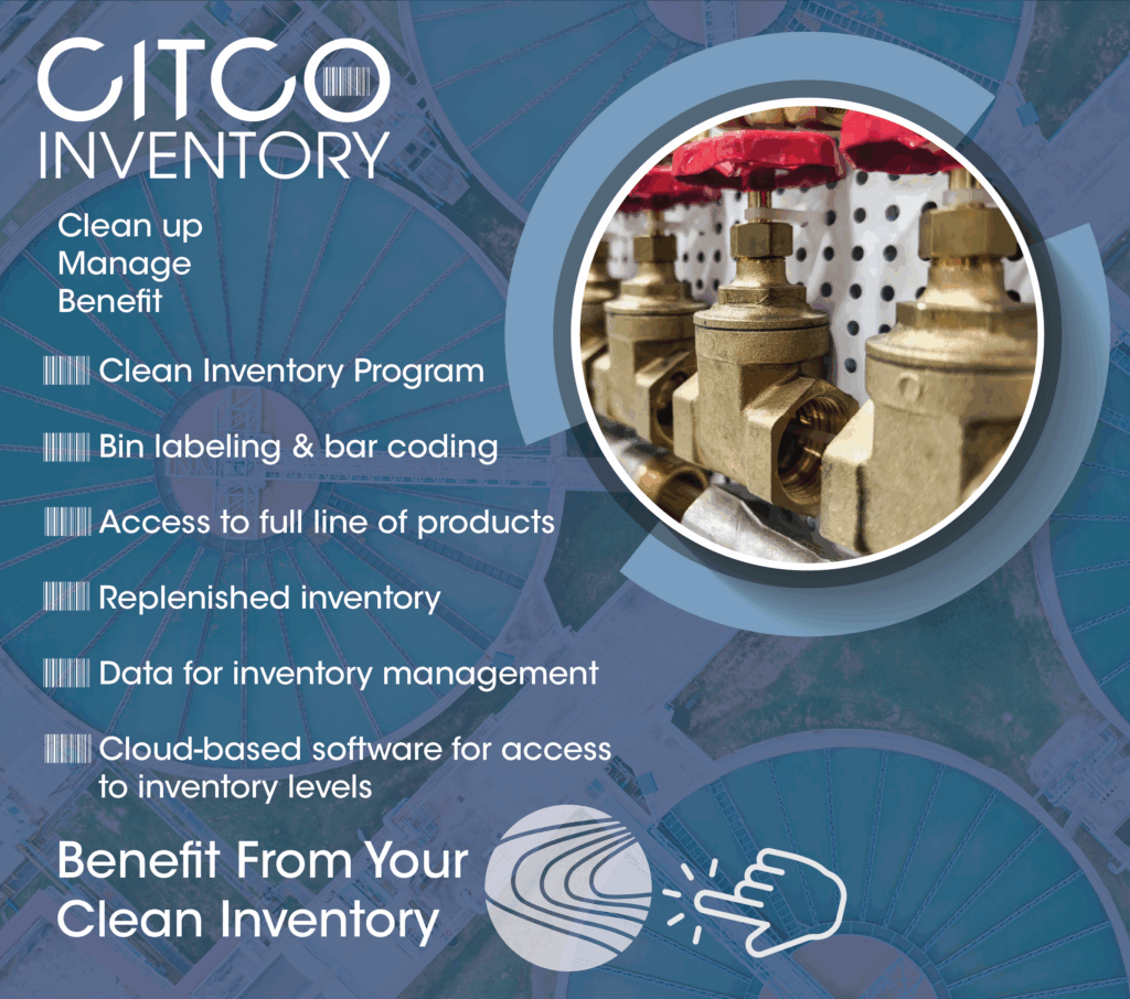 Clean up your waterworks supply inventory. Manage and Benefit.